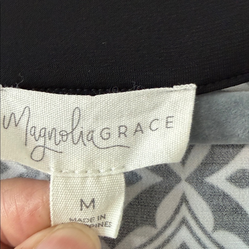 Magnolia Grace Black and Gray Patterned dress - Picture 2 of 3
